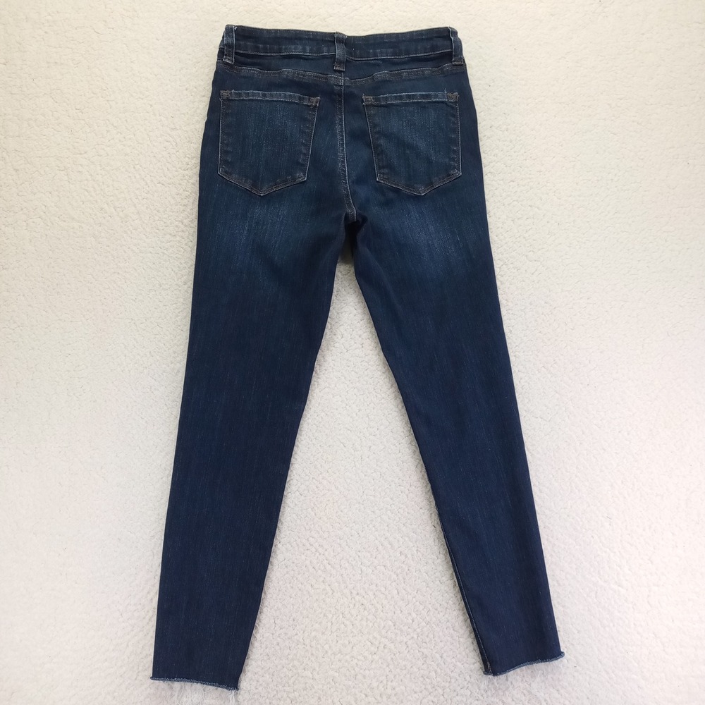 STS Blue Ellie High Rise Skinny Jeans Dark Wash Raw Hem 28 EP1610JM1R Womens‎ - Picture 2 of 11